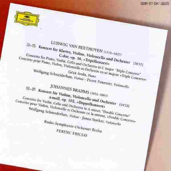 【古典音乐】弗里乔伊《贝多芬-三重协奏曲、勃拉姆斯-双重协奏曲》2005[FLAC+CUE整轨