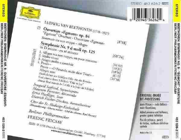 【古典音乐】弗里乔伊《贝多芬-第九交响曲、“爱格蒙特”序曲》2001[FLAC+CUE整轨]