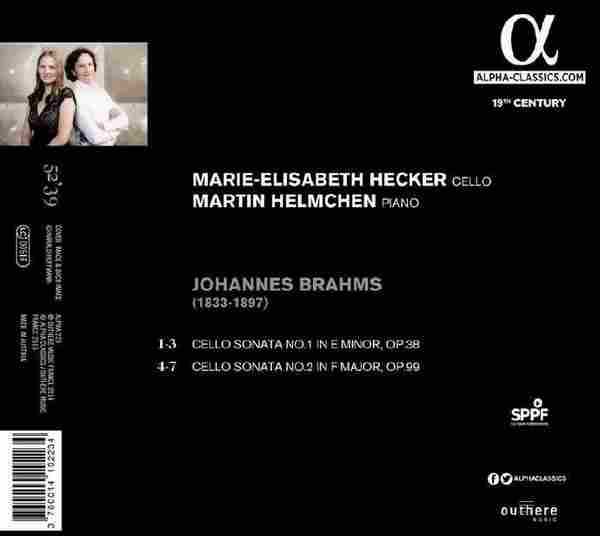 【古典音乐】赫克、海尔姆申《勃拉姆斯-大提琴奏鸣曲》2016[FLAC+CUE/整轨]