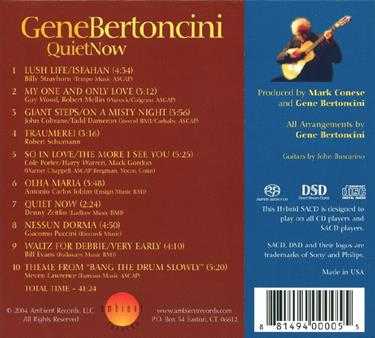 【吉他天碟】吉恩·贝托西尼《安静点》2004[FLAC+CUE/整轨]