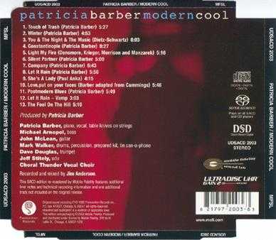 【女声天碟】帕特里科亚·芭芭拉《摩登酷女郎SACD》2002[WAV+CUE]