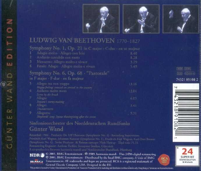 【古典音乐】旺德《贝多芬-第一、六交响曲》2001[FLAC+CUE/整轨]