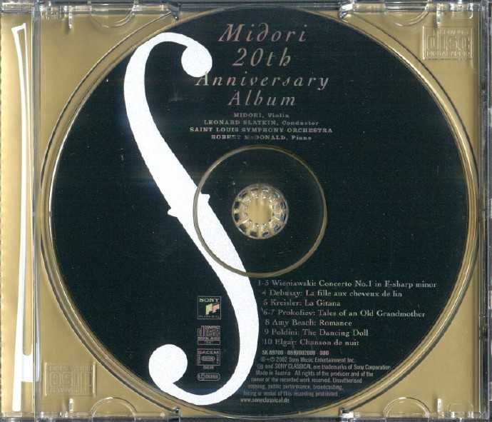 【古典小提琴】美岛莉《20周年纪念专辑》2002[WAV+CUE]