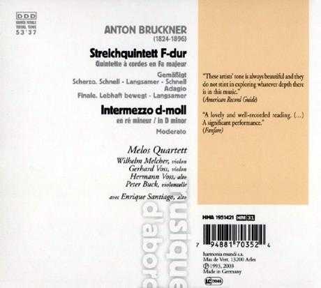 【古典音乐】梅洛斯四重奏《布鲁克纳-弦乐五重奏、间奏曲》2003[FLAC+CUE/整轨]