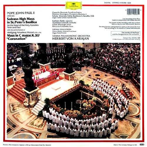 【古典音乐】卡拉扬《莫扎特·加冕弥撒（圣彼得大教堂现场）》2014[FLAC+CUE/整轨]