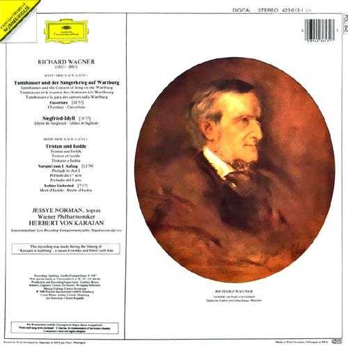 【古典音乐】卡拉扬《瓦格纳·唐豪瑟、齐格弗里德牧歌、特里斯坦与伊索尔德》2014[FLAC+CUE/整轨]