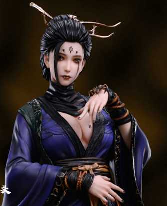 饭制《黑神话》蜘蛛四妹手办