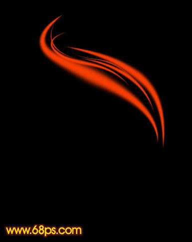 Photoshop将给美女图片打造出绚丽梦幻的火焰光束翅膀效果